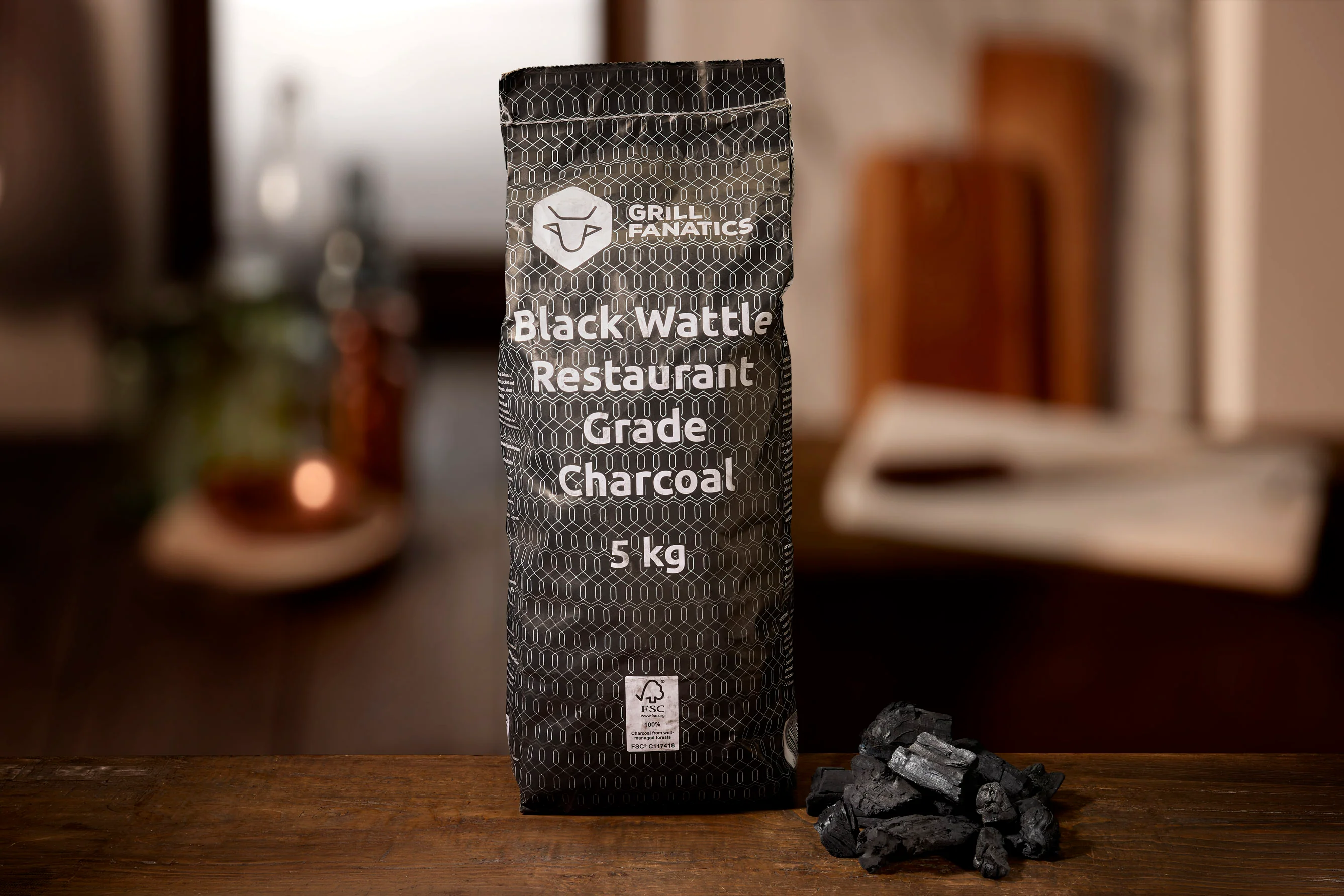 Black Wattle Holzkohle 5kg