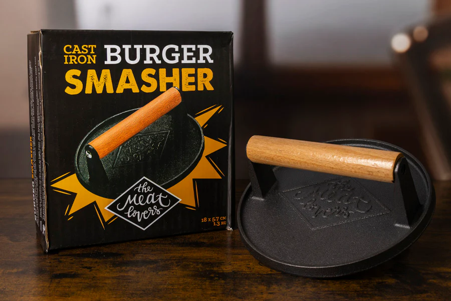 Cast Iron Burger Smasher - Image 2